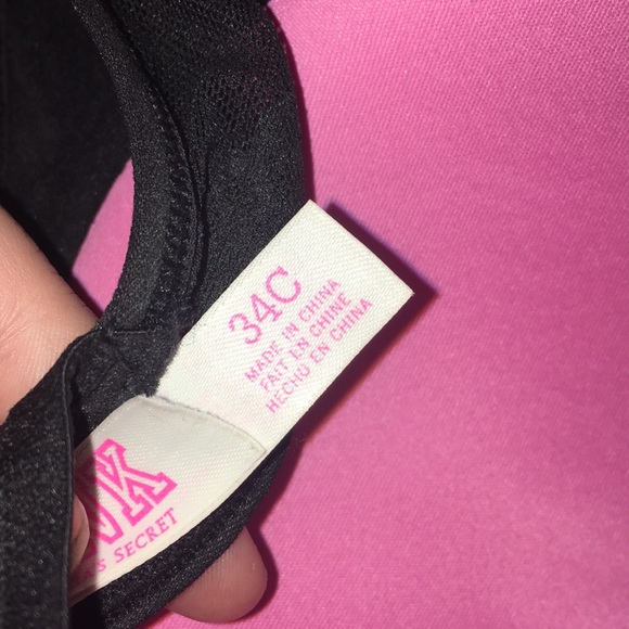 PINK ladderback, Racerback lace bra - Picture 3 of 3